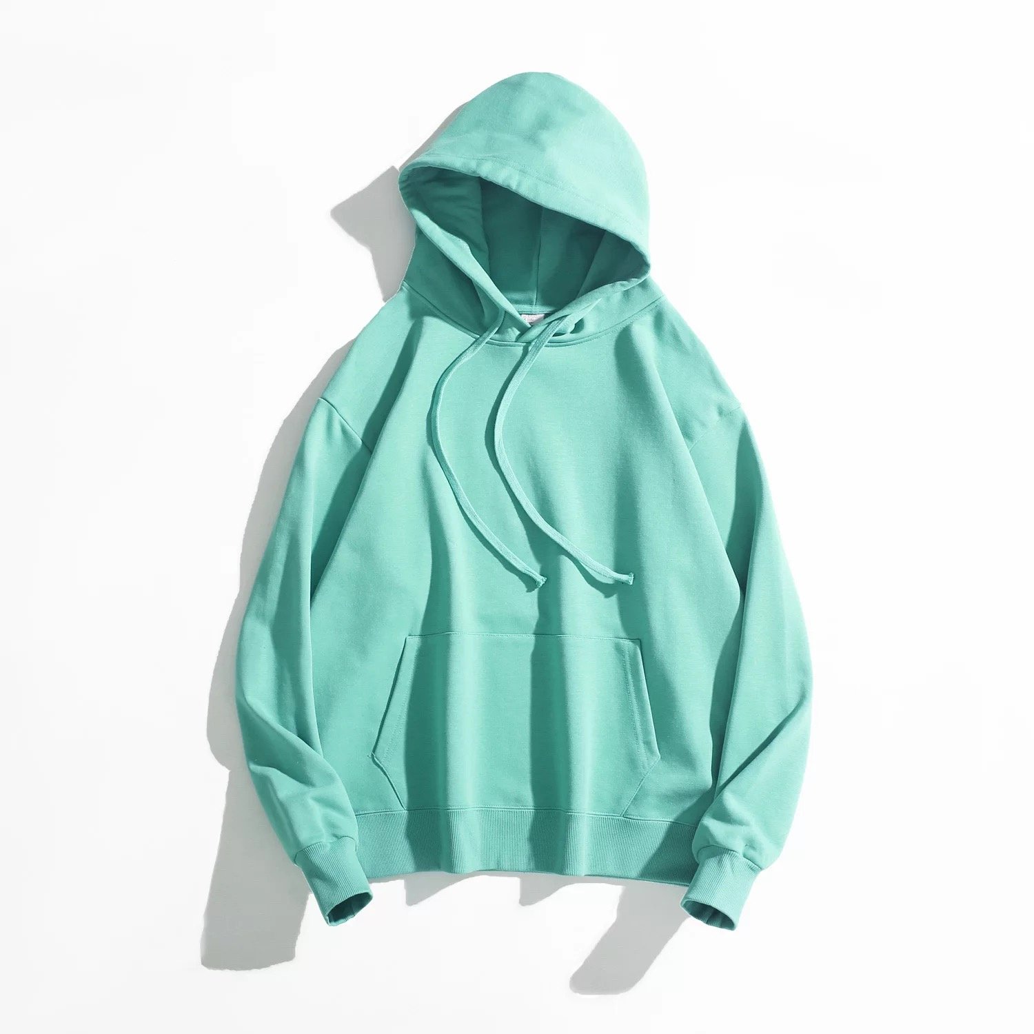 Men's Comfortable Pullover Hoodies Solid Color Full Sleeve Oversized 3D Print Pattern Direct Factory Price Bangladesh Size XL