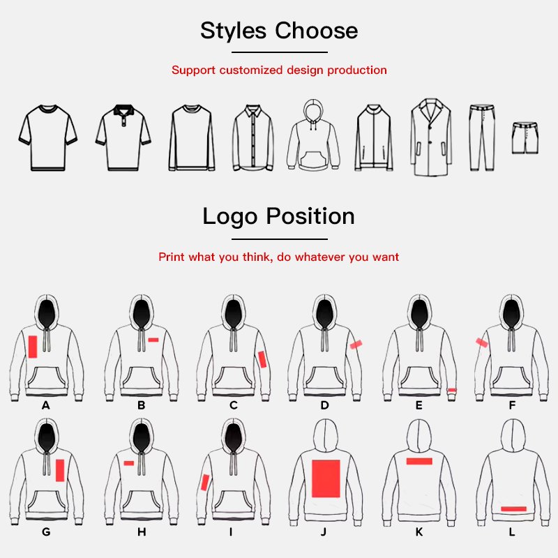 Custom Crew Neck Sweatshirt Long Sleeve Men's Clothing Solid Color Fashion M-5XL Plus Size 320G Men's Hoodies & Sweatshirts