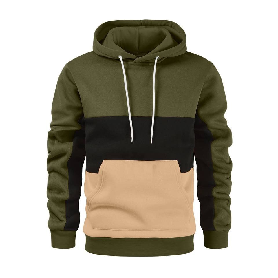 Hot selling 2024 New Autumn And Winter Men's Casual Stitching Sweatshirts Long Sleeved Sweater Fashion Men's Pullover Hoodies
