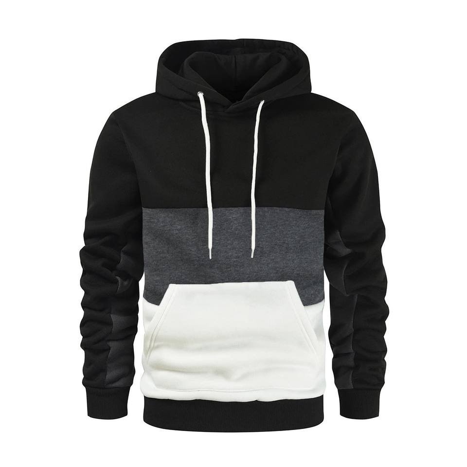 Hot selling 2024 New Autumn And Winter Men's Casual Stitching Sweatshirts Long Sleeved Sweater Fashion Men's Pullover Hoodies