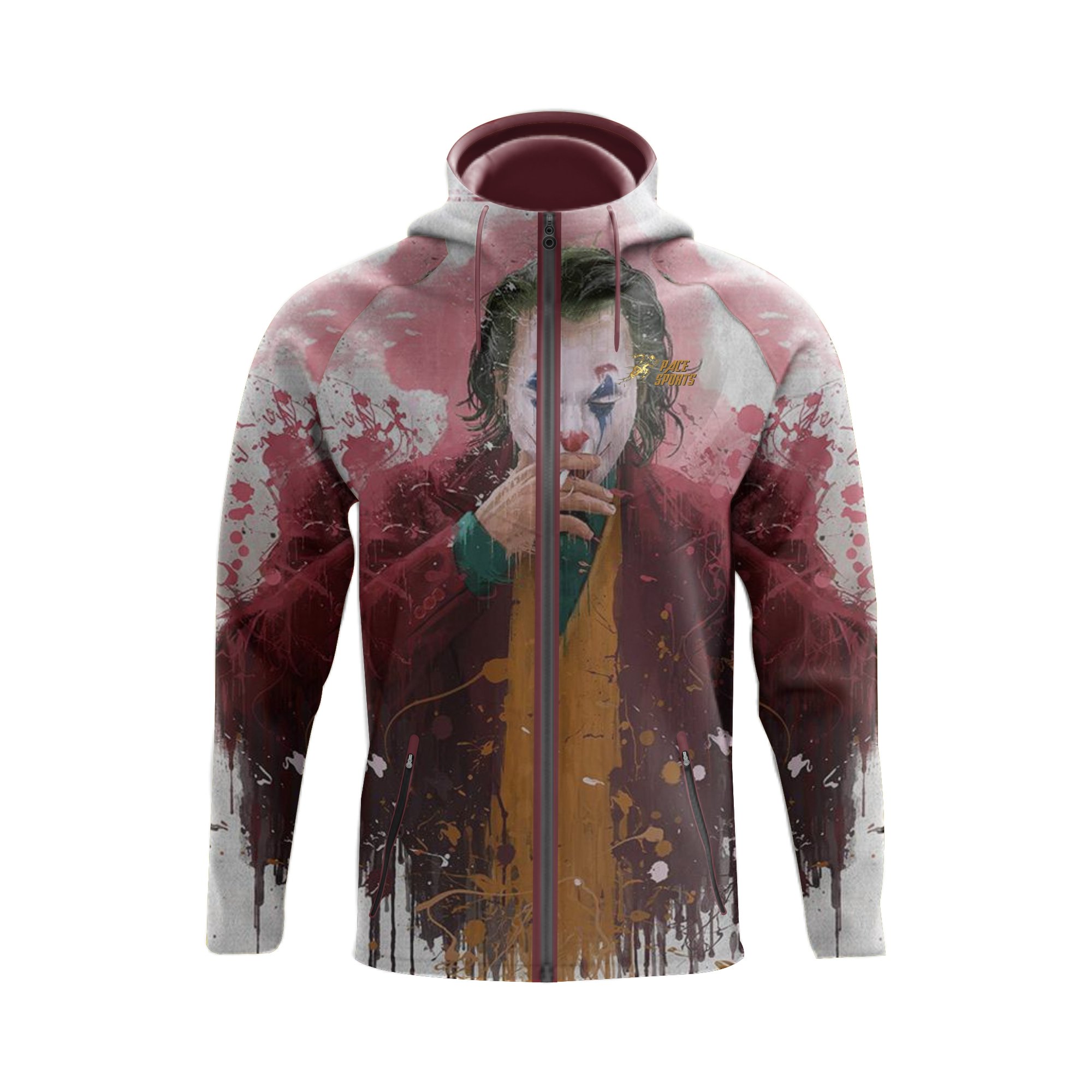 New Fashion 100% Cotton Hooded Pullover High Quality Thick Fleece Oversize Loose Custom Men's hoodie by pace sports