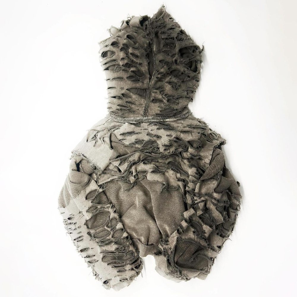 Customized heavy weigh cotton rip holes men hoodie oversized tearing acid washed pullover distressed boxy hoodie for men