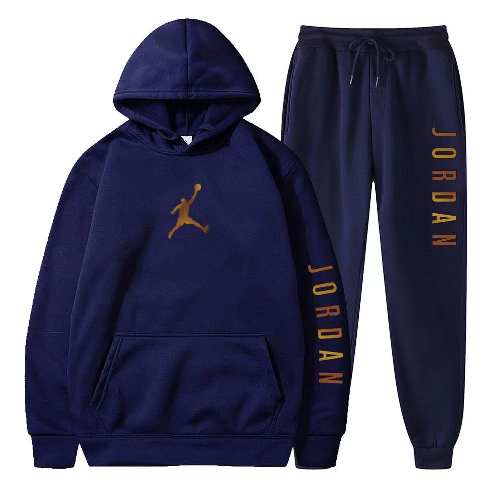 100% Polyester Autumn/Winter Men's Hoodie Set Customized Logo Sweater Classic Cheap Winter Hoodie Wholesale