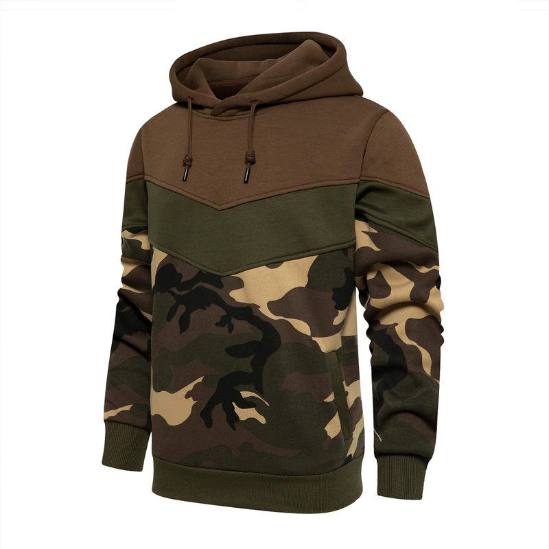 Hot selling Custom Logo Pullover Plain Sweatshirts Color Block Unisex Hoodies Oversized Blank Cotton Men Hoodies