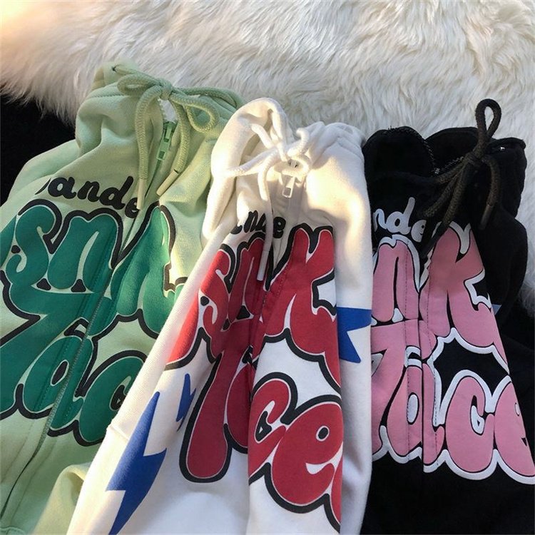 Customised High Quality 3d Puff Print Men's Plain Pullover Fleece Zip Up Hoodie