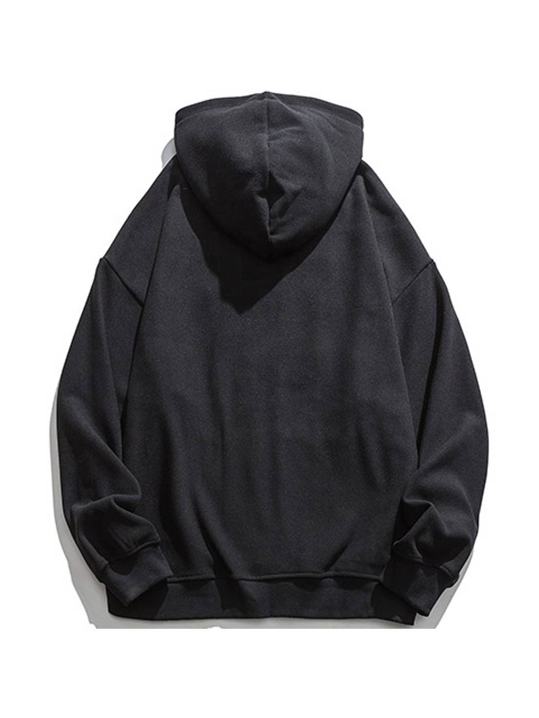 Plus Size Men's Hoodies Autumn and winter 100% Cotton Full Zip Up Hoodies Knitted Customized Embroidered Hoodies&sweatshirts