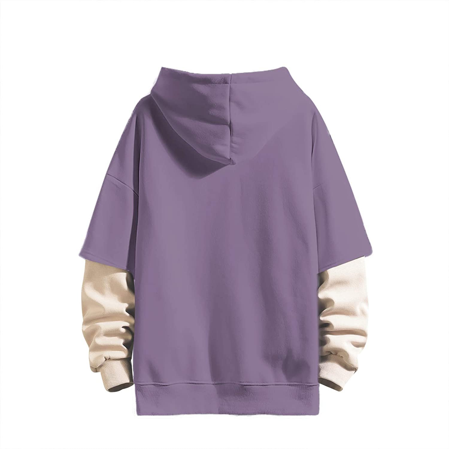 Premium Quality Color Block Plain Simple Hoodies For Men