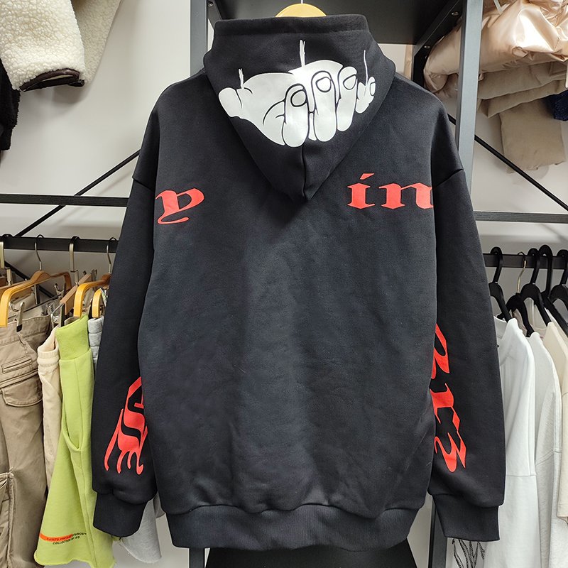 factory wholesale high quality heavy cotton oversized 3d hoodies unisex