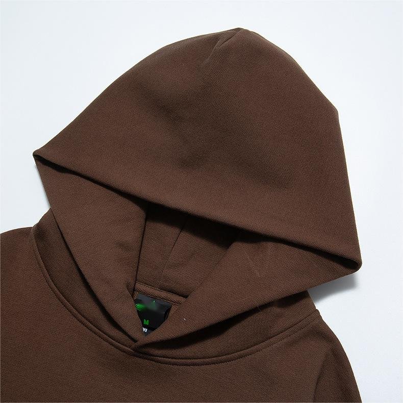 High Quality 400 GSM Cotton Thick Blank Plain Heavyweight Oversized Hoodies No String Unisex Custom Logo Men's Hoodies