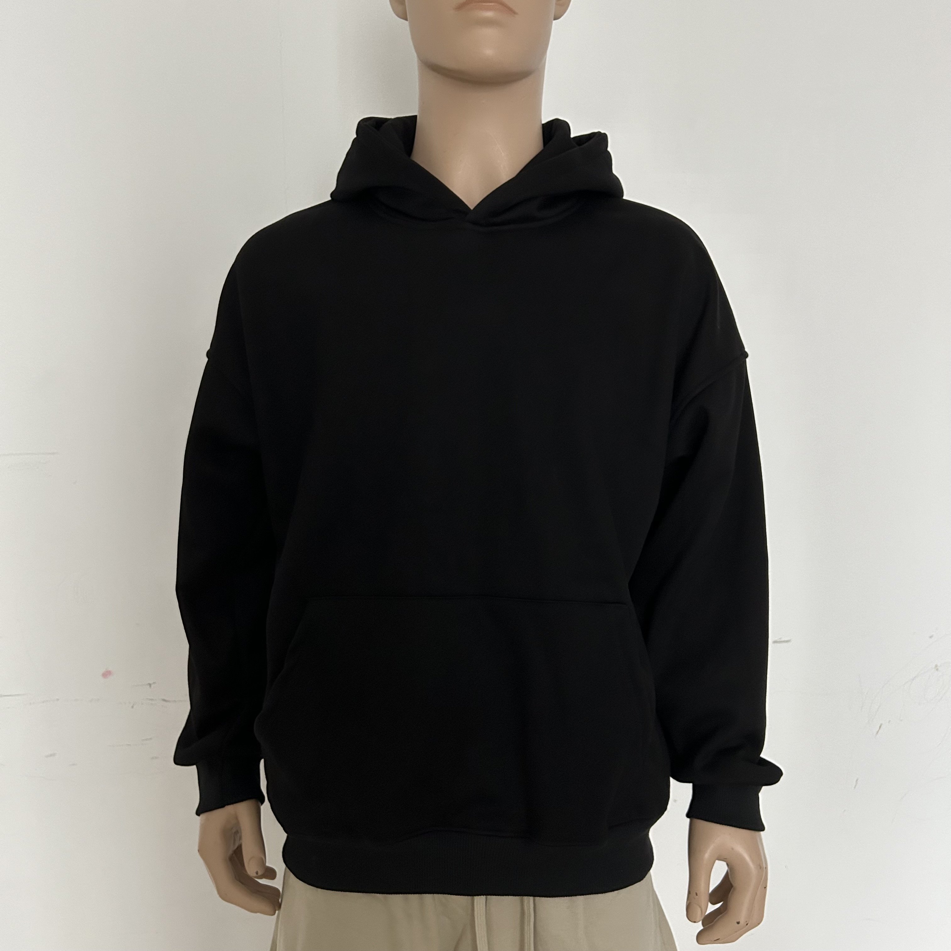Hoodies Manufacturer Custom 26 Colors 350g Fleece Lined Unisex Oversized Hoodies Blank Men's Hoodies H-317