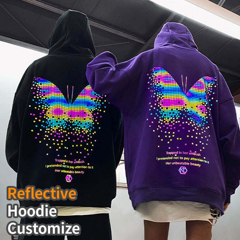 Oem Customized Logo Custom Print Pattern Hoodie Cut Raw Hem Hoodie Street Vintage Rip Distressed Cropped Men's Hoodie