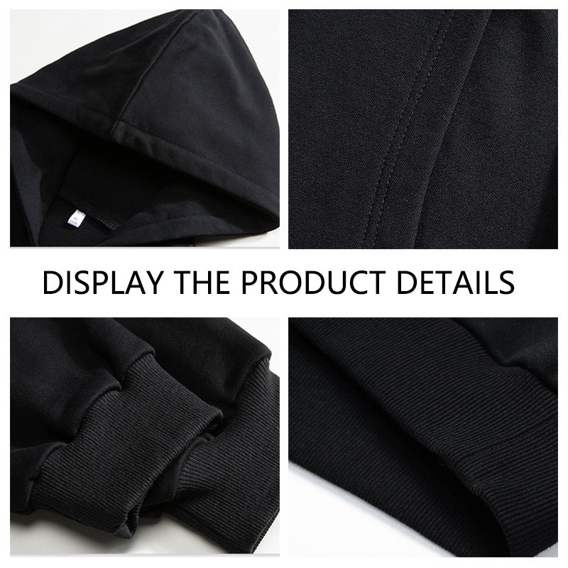 Wholesale High Quality 2023 Custom Pullov Hoodi Streetwear 100% Heavy Cotton Premium Unisex Men Heavyweight 3D Embossed Hoodie