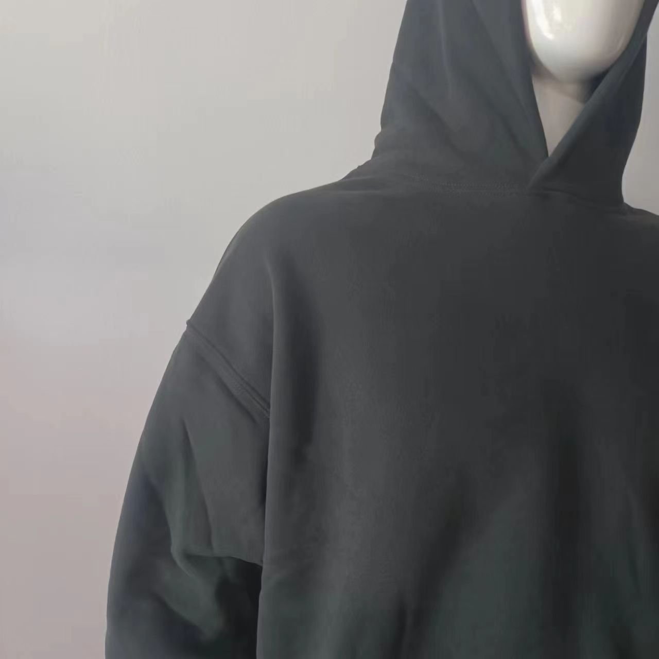 HD514 men's cotton thick fleece blank oversized drop shoulder designer streetwear custom printing logo pullover hoodie