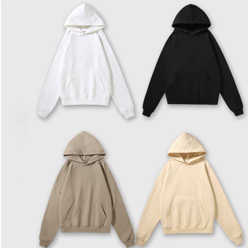 H5184 High Quality Custom 460g 100% Cotton Heavyweight Hoodies Oversized Plus Size Men's Hoodies