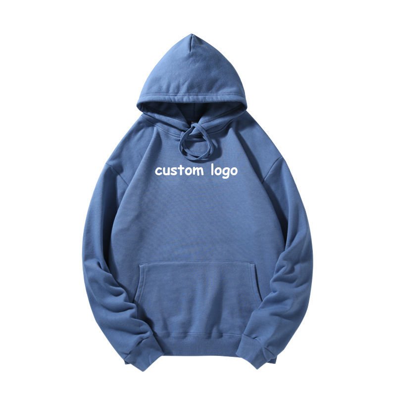 Hot selling new High quality 100% cotton fleece men pullover hoodie custom printing logo plus size men's hoodies & sweatshirts