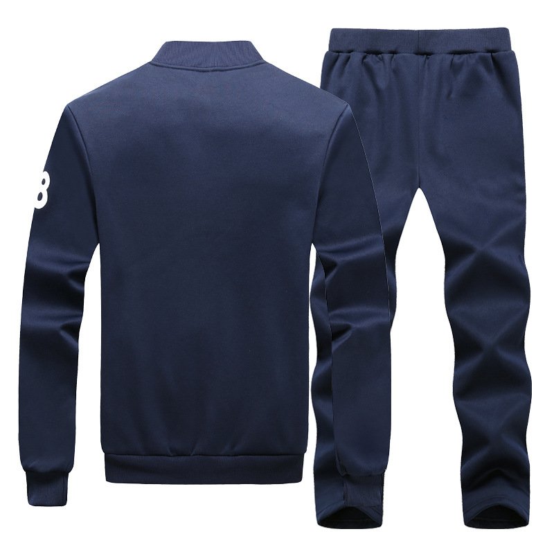 Wholesale Custom Breathable Full-Zip Jogging Tracksuit Set Long Sleeve Sportswear Outdoor Activity Available For Men's Set