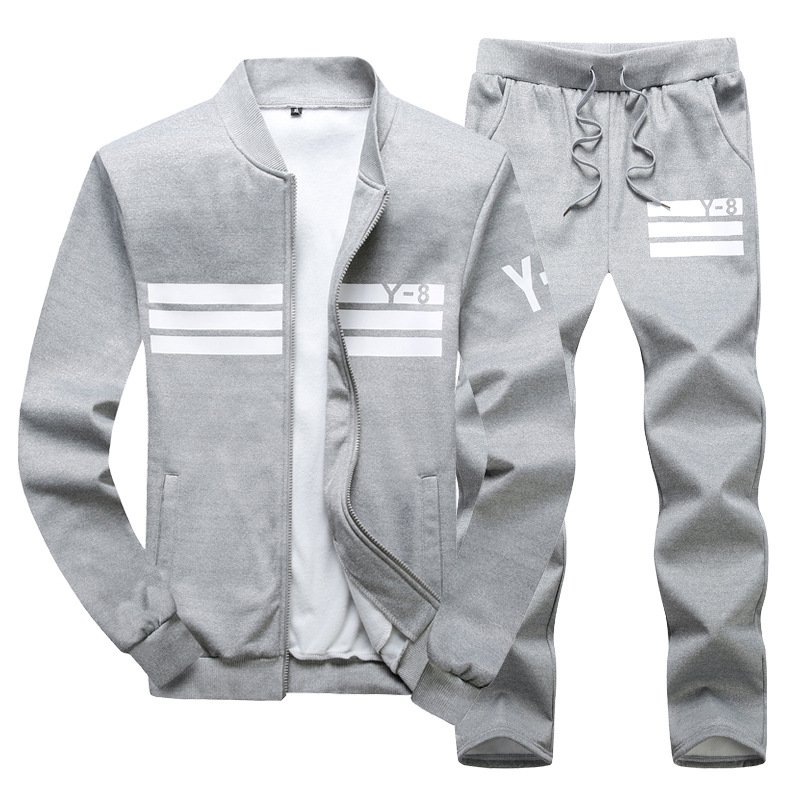 Wholesale Custom Breathable Full-Zip Jogging Tracksuit Set Long Sleeve Sportswear Outdoor Activity Available For Men's Set