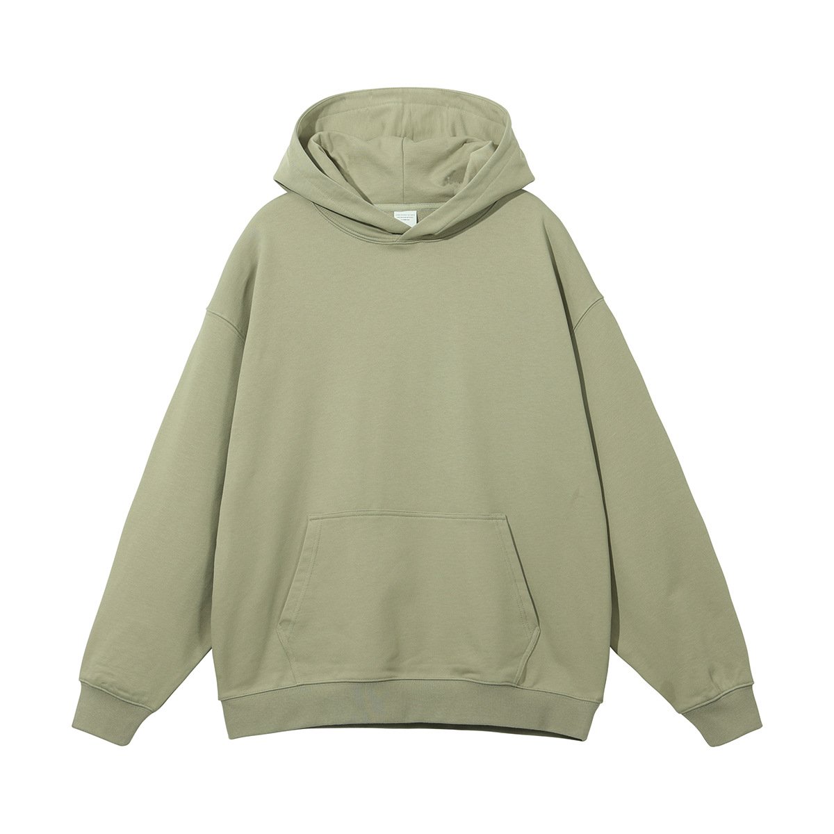 Custom Cotton Drop Shoulder Men'S Hoodies OEM Heavyweight Plain Pullover Men Blank Oversized Hoodie
