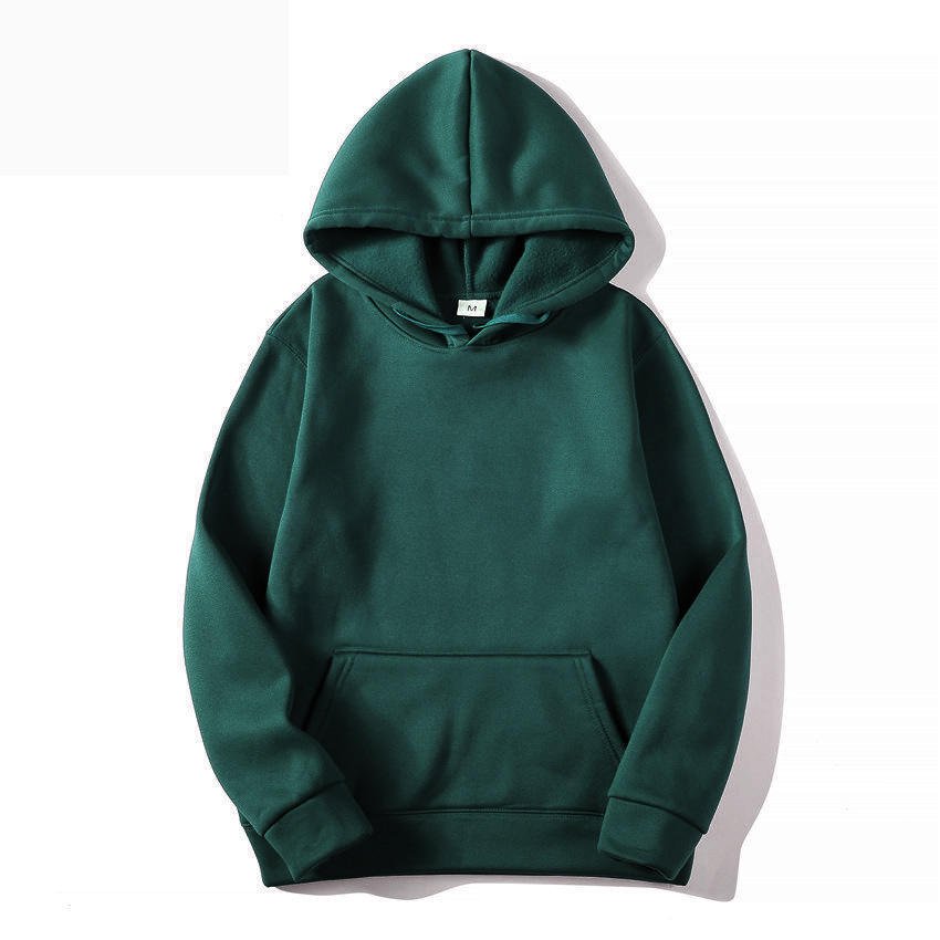 High Quality 500 GSM Cotton Thick Blank Plain Heavyweight No String Oversized Hoodies Unisex Custom Logo Plus Size Men's Hoodies
