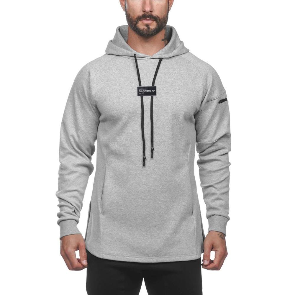 Wholesale Men's Hoodies New Design Gym Bodybuild Running Joggers Sweatshirt Hoody