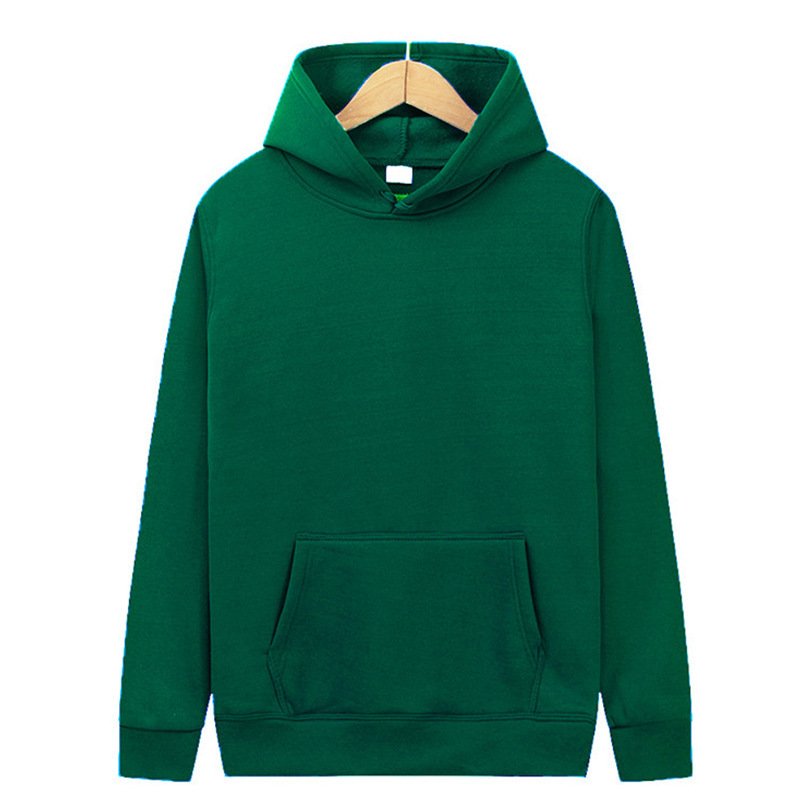 High Quality Custom Logo Embroidery Printing 220 GSM 100% Polyester Fleece Blank Loose Style Casual Plus Size Men's Hoodies