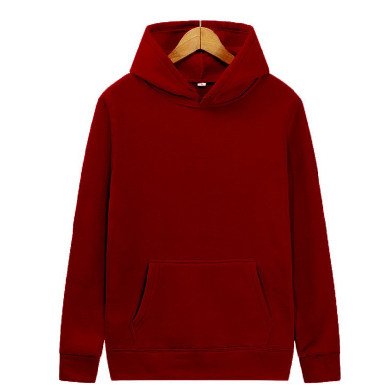 High Quality Custom Logo Embroidery Printing 220 GSM 100% Polyester Fleece Blank Loose Style Casual Plus Size Men's Hoodies