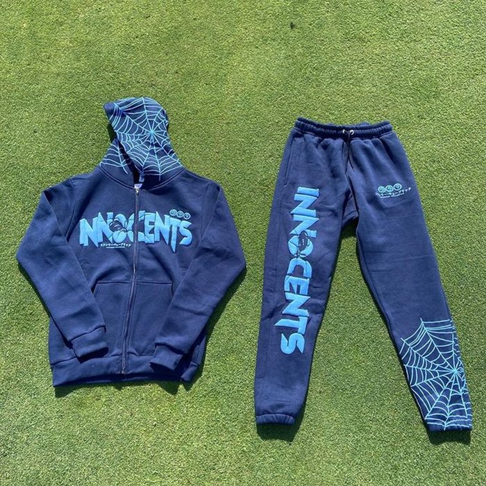 Custom Puff Print Logo Flared Hoodie Set Mens Tracksuits Jogger Clothing Manufacturers French Terry Sweatpants And Sweatsuit