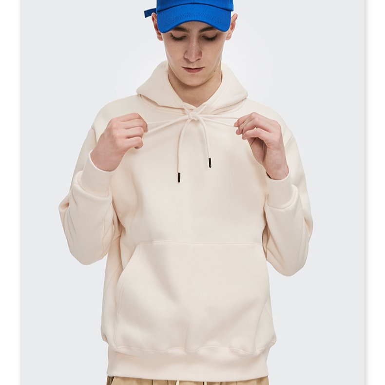 OEM Custom Design Heavyweight Blank Men's Hoodies Wholesale Oversized Streetwear 100% Cotton Hoodie With Printed Designs