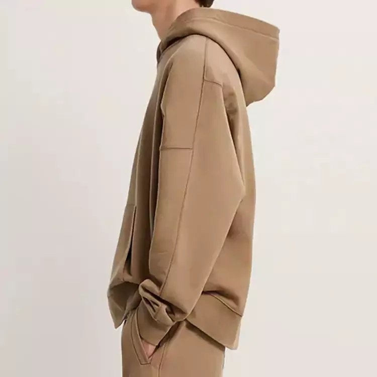 High quality 100 cotton pullover heavyweight oversized puff printing custom men's hoodies