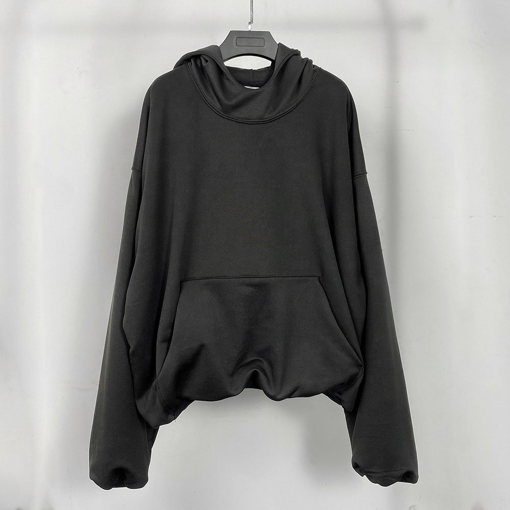 Winter New Arrival Blank Hooded Manufacturer Wholesale Double Layer Plain Pullover Plus Size Men's Hoodies