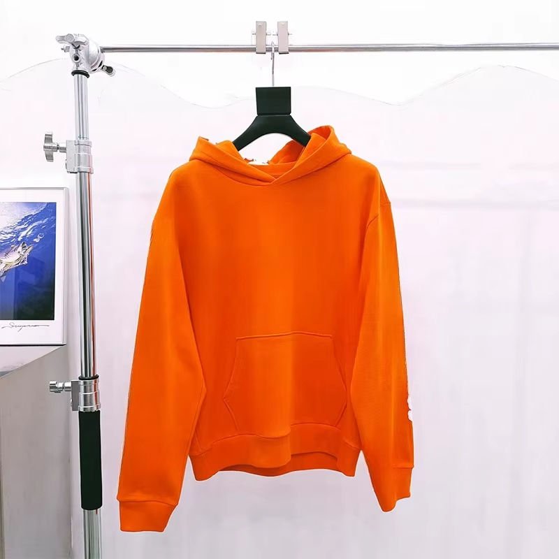 Top Quality 100% Cotton Men's Clothing Hoodies Sweatshirts Streetwear Deniming Tracksuits Puff Printing Teares Hoodie for Men