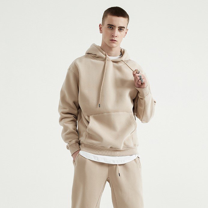 Customization Oversize Hoodies Unisex Heavy Fleece Cotton Sweatshirts Women's and Men's Hoodies
