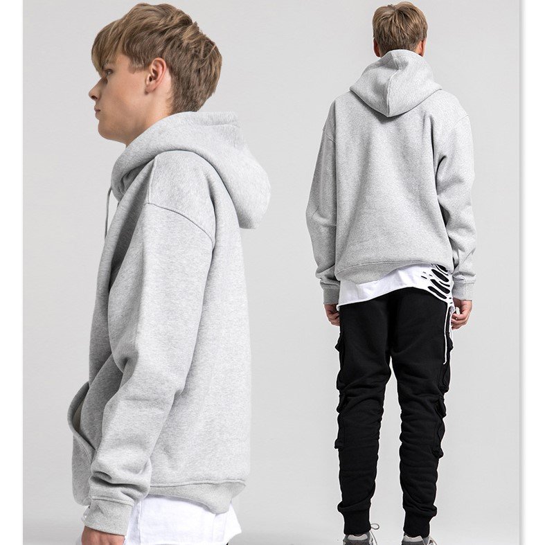Customization Oversize Hoodies Unisex Heavy Fleece Cotton Sweatshirts Women's and Men's Hoodies