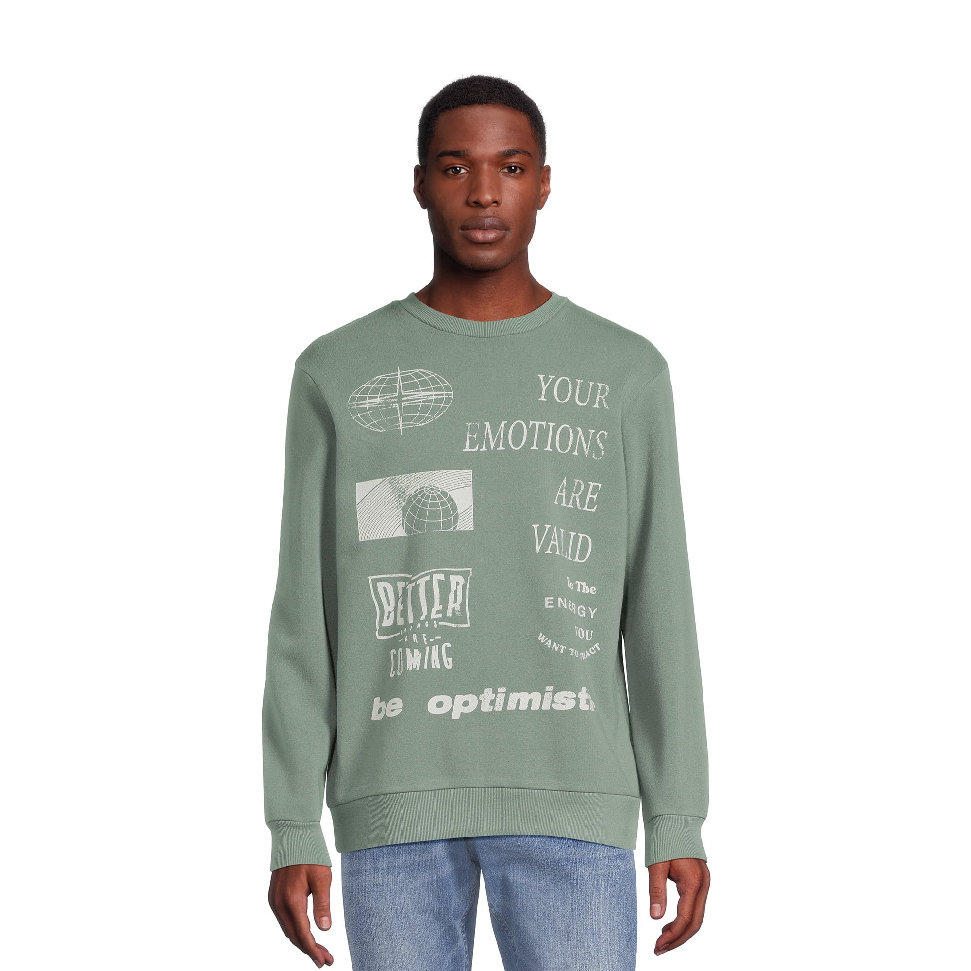 High Quality Export Oriented Men's Sweatshirt Premium Quality Cheap Price Stylish O Neck Printed Men's Hoodies & Sweatshirts