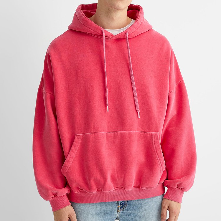 OEM Factory Unisex Custom Cotton hoodies Blank Pullover Oversized Mens hoodie high weight Hip Hop Vintage Washed Hoodie