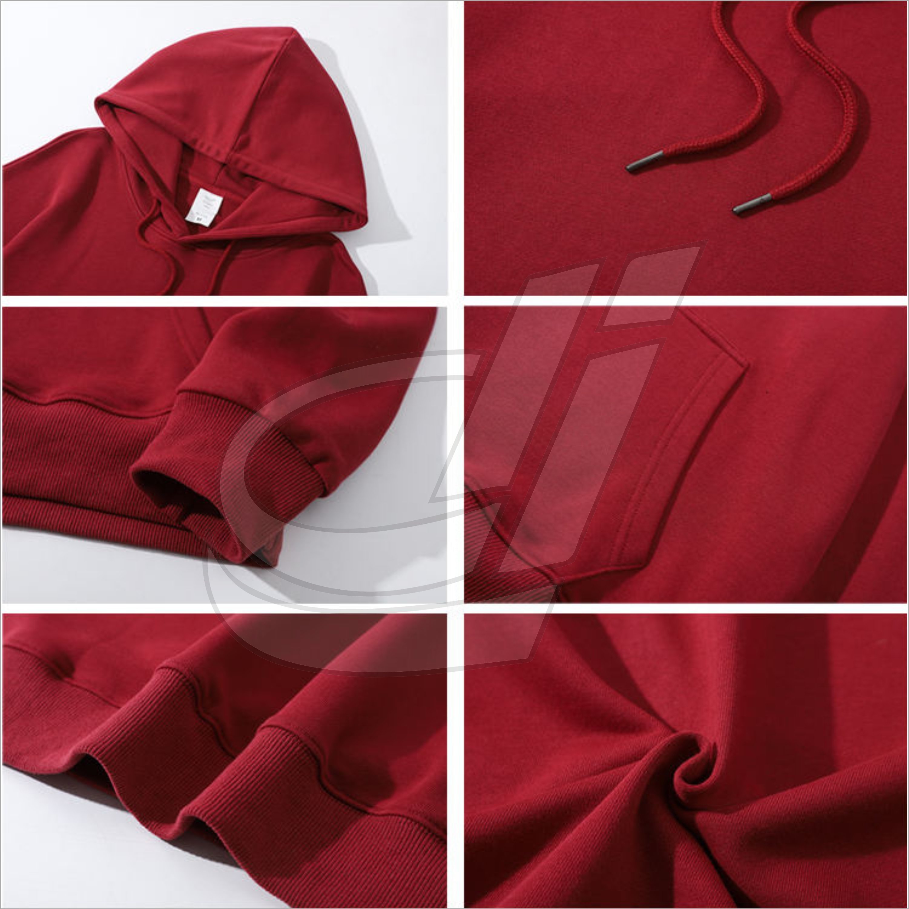 ODM/OEM/Ready Stock 320Grams Wholesale Custom LOGO Men Hoodies 100% Cotton Plain Blank Men's Hoodies Sweatshirts