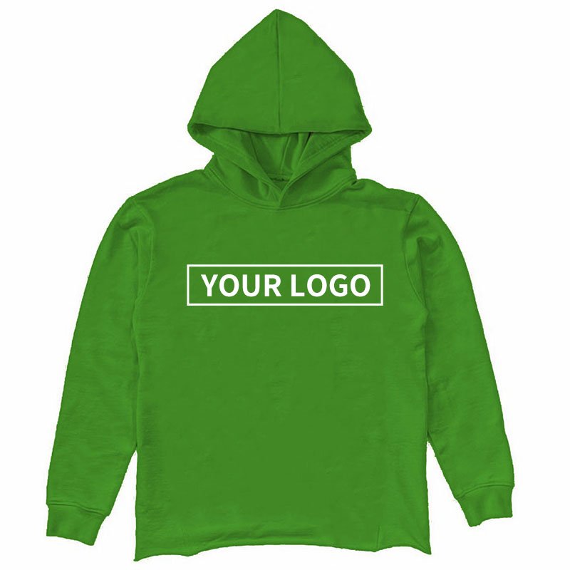 Premium Quality Unisex Cordless Raw Trim Streetwear Hoodie Custom Pullover Custom Logo Graphic Print Men's Hoodie
