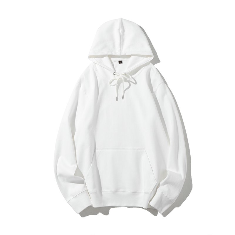 High Quality White Custom Pullover Bulk 100% Cotton Plain Hoodie fitness Men Tracksuit Sweatshirts Plus Size Men's Hoodies