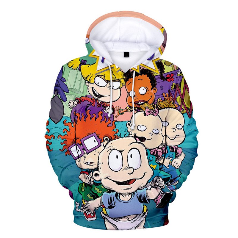 Wholesale New Design 3D Printed Hoodie Sweatshirt Casual Cartoon Characters Unisex Hoodie Sweatshirt