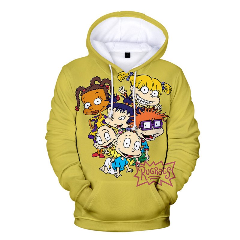 Wholesale New Design 3D Printed Hoodie Sweatshirt Casual Cartoon Characters Unisex Hoodie Sweatshirt