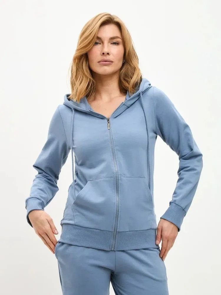 Custom Logo Women's Full Zip Hooded Sweatshirts Workout Sweat Jackets Slim Fit Running Track Hoodies OEM ODM Manufacturers 2025