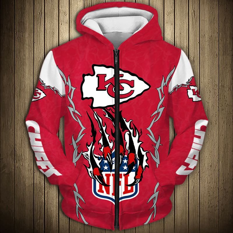 Latest Design Zipper-up Style 2024 American Football Polyester Hoodies 3D Digital Printed US Size Hoodies Men's Hoodies