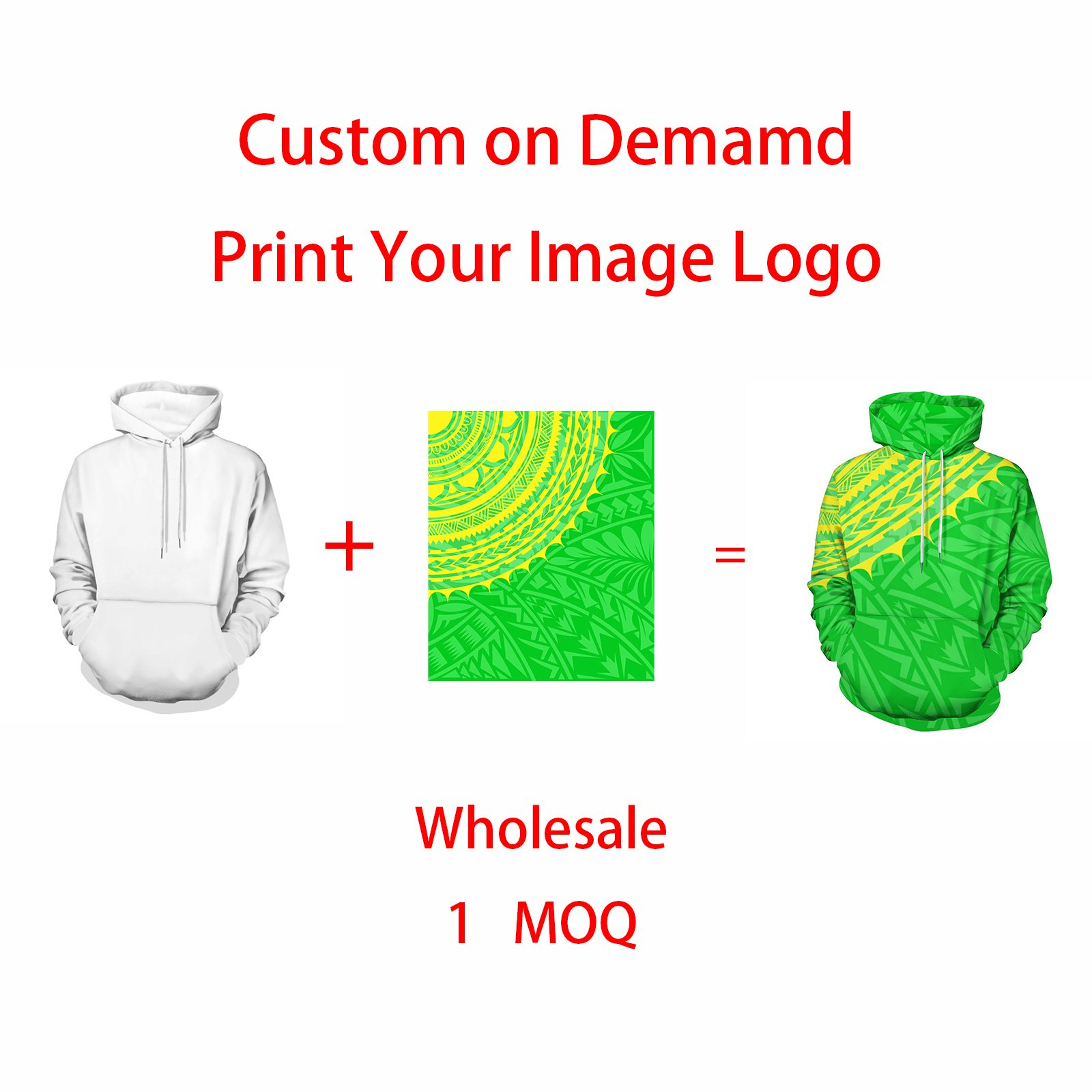 New American Football Men's Hoodies Sweatshirts Custom Team Logo Design Polynesian Tribal Style NFL Hoodies 1MOQ Pullover Hooded