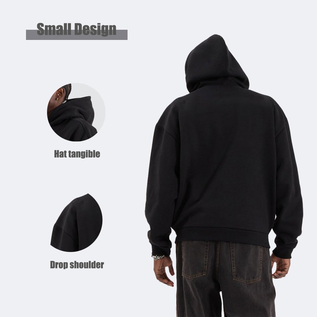 Heavy Weight Organic Cotton Plus Size Men's Hoodie With Custom Logo,Streetwear hoodie High Quality Pullover hoodie
