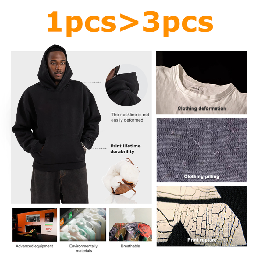 Heavy Weight Organic Cotton Plus Size Men's Hoodie With Custom Logo,Streetwear hoodie High Quality Pullover hoodie