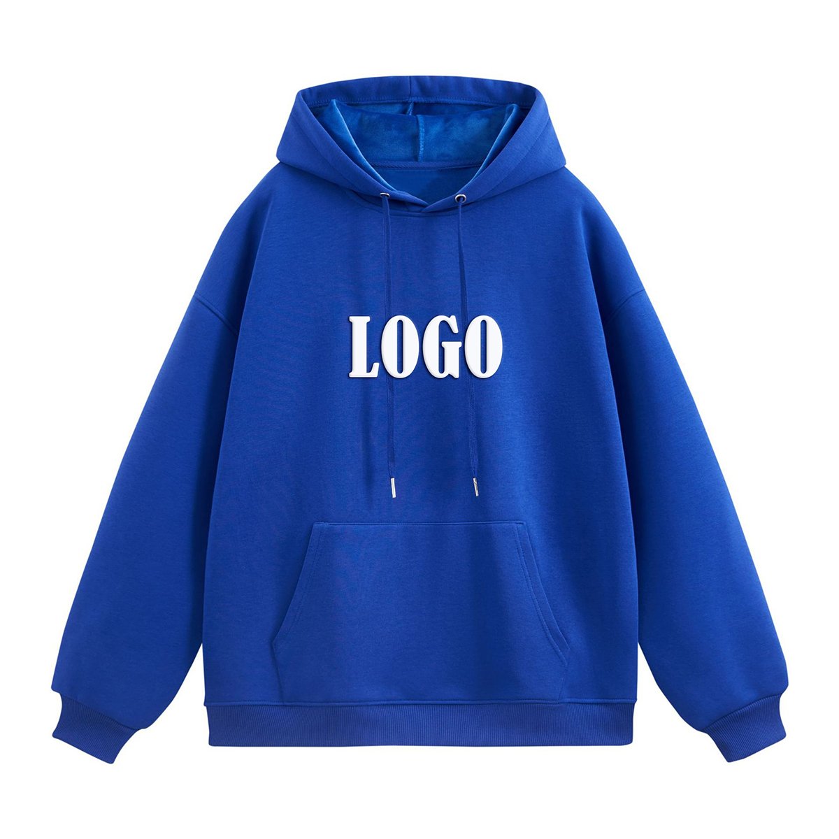 Unisex Men's Women's Double-Sided Logo Hoodie High Quality Velour Fleece Hip Hop Streetwear Style Wholesale XS Size 3D Pattern