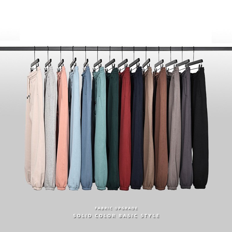 Classic Blank 100% Cotton Pullover Set Sportswear Custom Sweaters 350 Gsm Hoodies Loose Tracksuit For Summer Auttum