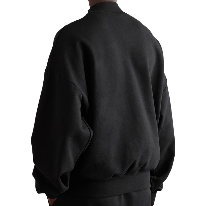 Custom High Luxury Men's Sweatshirt Fit Mock Neck Cotton Oversize Crewneck Streetwear men's hoodies & Sweatshirts