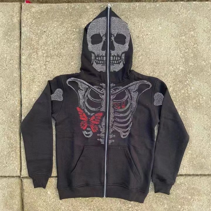 Wholesale Comfortable Cotton Men's Hoodies Sweatshirts Custom Labeled and Durable with Zipper Oversized Patterned Clothing