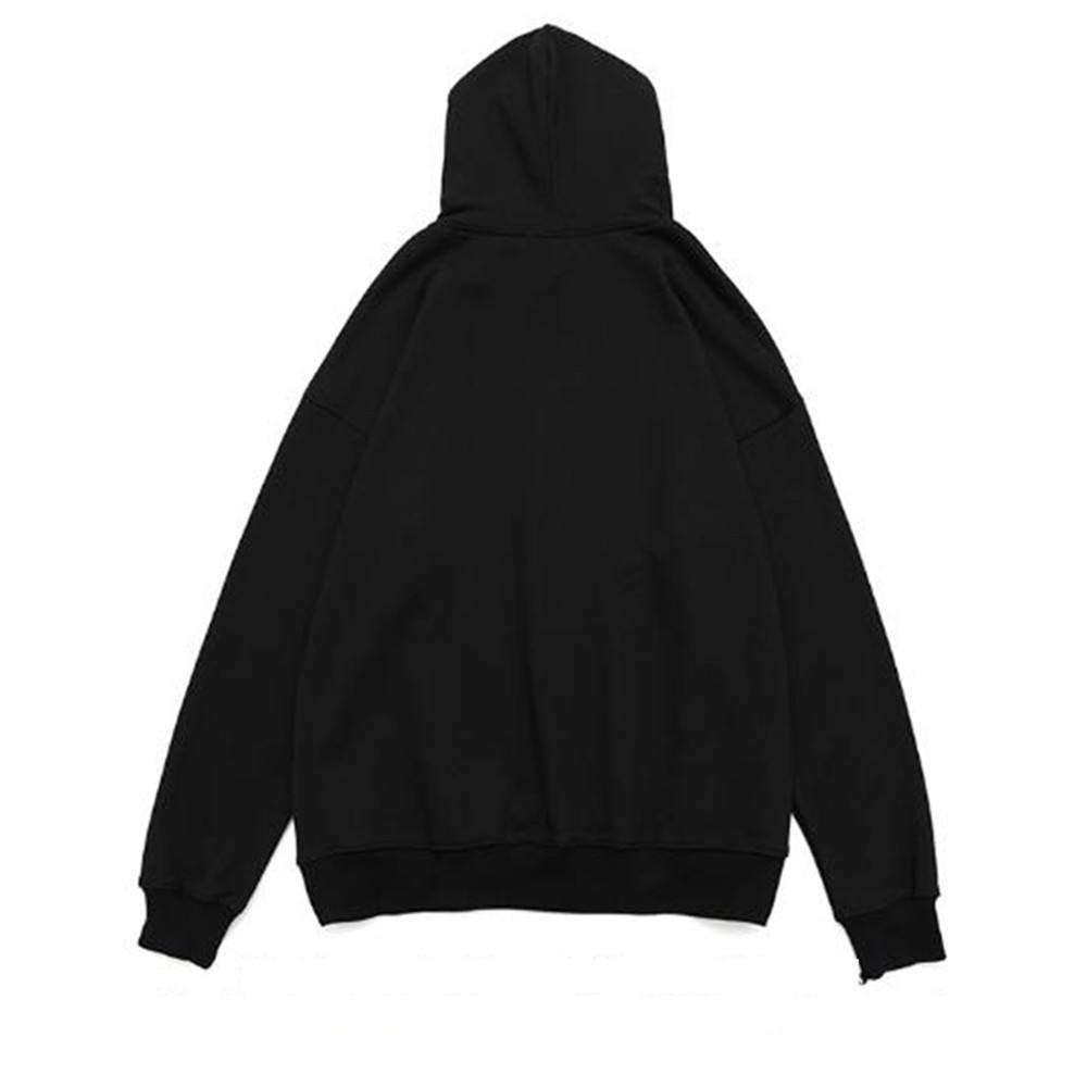 Wholesale Custom Oversized Drop Shoulder Men's Hoodies Heavyweight Hip Hop 100% Cotton Streetwear Men's Hoodies